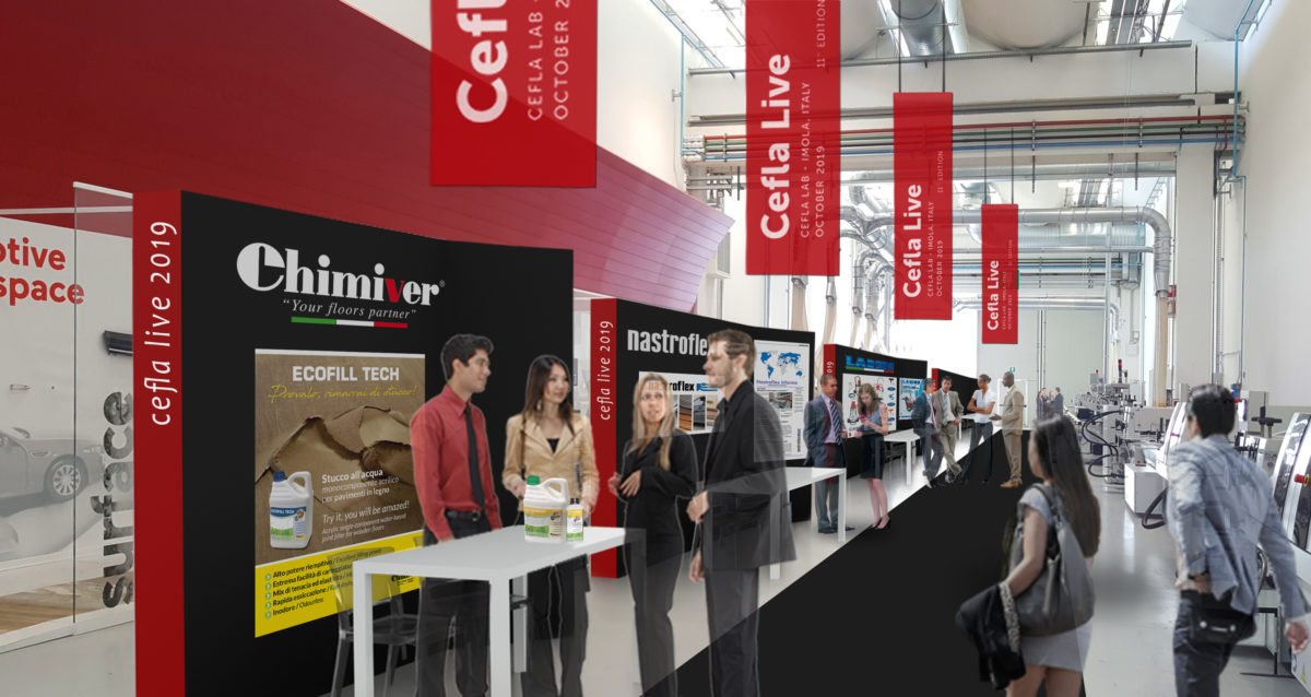 Cefla Live 2019: proposta allestimento evento